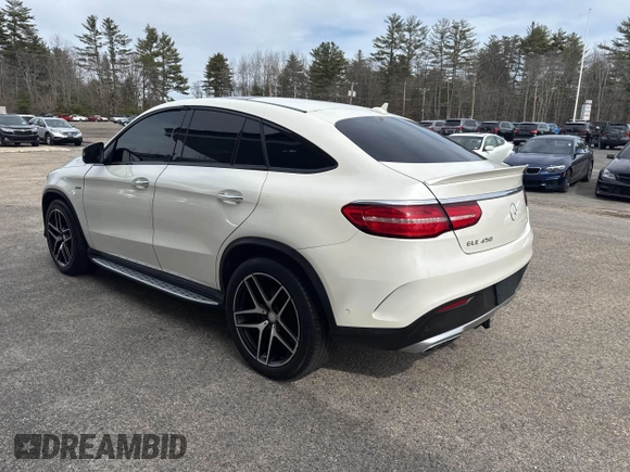 2016 Mercedes-Benz GLE 450 AMG with VIN 4JGED6EB0GA008588, listed as a IAAI auction lot 41836551 with 100,594 mi miles and . Bid and sale history available at DreamBid. Image 3.