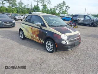 2012 FIAT 500 Pop z VIN 3C3CFFAR7CT114598, wystawiony jako IAAI lot #42374382 z przebiegiem 91 585 mil mil oraz . Historia ofert i sprzedaży dostępna na DreamBid. Obrazek 1.