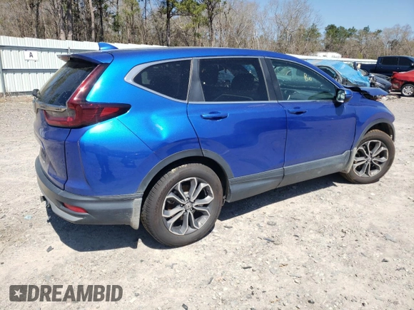 2022 Honda CR-V EX with VIN 7FARW1H52NE012935, listed as a Copart auction lot 48516085 with 0 mi miles and Salvage Title. Bid and sale history available at carsss.com. Image 3.