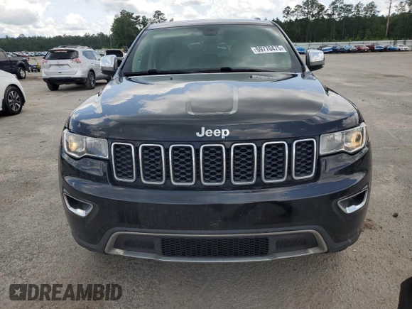 2020 Jeep Grand Cherokee Limited with VIN 1C4RJEBGXLC246617, listed as a Copart auction lot 59770475 with 142,221 mi miles and Salvage title. Bid and sale history available at DreamBid. Image 5.