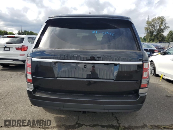 2017 Land Rover Range Rover with VIN SALGV5FE0HA328694, listed as a Copart auction lot 71303274 with 85,303 mi miles and Salvage title. Bid and sale history available at DreamBid. Image 6.