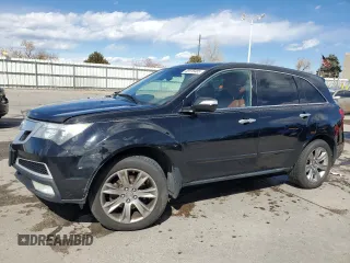 2012 Acura MDX Advance Pkg with VIN 2HNYD2H61CH519242, listed as a Copart auction lot 49576485 with 138,431 mi miles and Salvage Title. Bid and sale history available at carsss.com. Image 1.