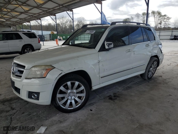2011 Mercedes-Benz GLK-Class GLK 350 with VIN WDCGG5GB3BF683031, listed as a Copart auction lot 47735085 with 121,884 mi miles and Salvage Title. Bid and sale history available at carsss.com. Image 1.