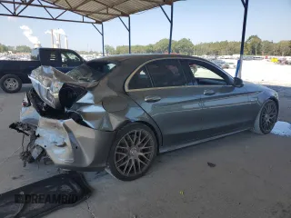 2020 Mercedes-Benz C 63 AMG with VIN 55SWF8GB7LU330754, listed as a Copart auction lot 75277924 with 64,076 mi miles and Salvage title. Bid and sale history available at DreamBid. Image 3.