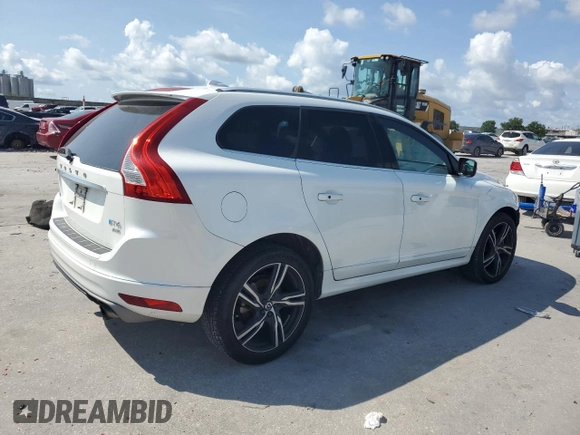 2017 Volvo XC60 R-Design with VIN YV449MRS4H2038508, listed as a Copart auction lot 59623895 with 72,194 mi miles and Salvage title. Bid and sale history available at DreamBid. Image 3.