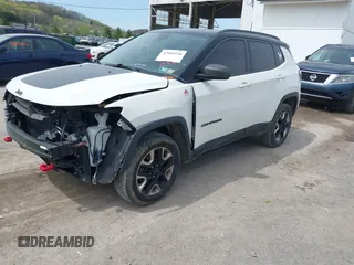 2017 Jeep Compass Trailhawk with VIN 3C4NJDDBXHT500588, listed as a IAAI auction lot 42060556 with 76,788 mi miles and . Bid and sale history available at DreamBid. Image 18.