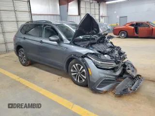 2024 Volkswagen Tiguan S with VIN 3VVFB7AX5RM041650, listed as a Copart auction lot 54579575 with Not Provided miles and Non Repairable. Bid and sale history available at DreamBid. Image 4.