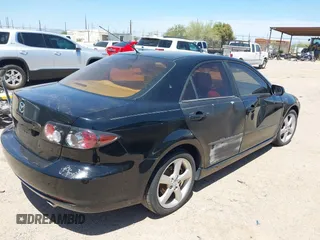 2008 Mazda 6 i Sport VE with VIN 1YVHP80C585M18702, listed as a IAAI auction lot 42028141 with 216,209 mi miles. Bid and sale history available at carsss.com. Image 4.