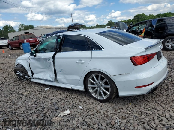 2015 Audi A3 2.0T Prestige with VIN WAUKFGFFXF1006643, listed as a Copart auction lot 58485264 with 81,084 mi miles and Salvage Title. Bid and sale history available at carsss.com. Image 2.