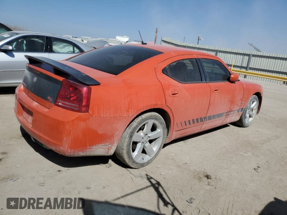 2008 Dodge Charger R/T with VIN 2B3LA53H78H237621, listed as a Copart auction lot 49160675 with 163,251 mi miles and Salvage Title. Bid and sale history available at carsss.com. Image 3.