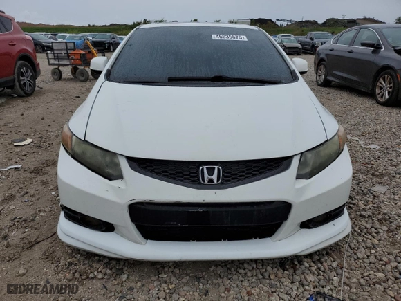 2012 Honda Civic Cpe Si with VIN 2HGFG4A54CH705618, listed as a Copart auction lot 46635875 with 0 mi miles and Clean Title. Bid and sale history available at carsss.com. Image 5.