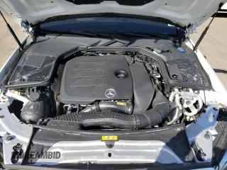 2021 Mercedes-Benz C 300 with VIN W1KWF8EB8MR614237, listed as a Copart auction lot 49311115 with Not Provided miles and Salvage Title. Bid and sale history available at carsss.com. Image 11.