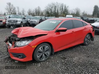 2017 Honda Civic Sedan EX-T with VIN 2HGFC1F33HH651639, listed as a Copart auction lot 88301145 with 58,563 mi miles and Salvage Title. Bid and sale history available at carsss.com. Image 1.
