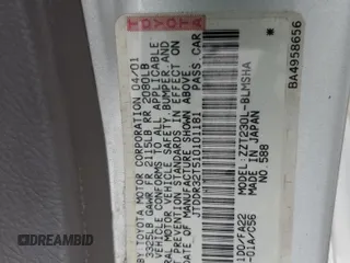 2001 Toyota Celica GT with VIN JTDDR32T510101181, listed as a Copart auction lot 48934235 with 168,001 mi miles and Salvage Title. Bid and sale history available at carsss.com. Image 14.
