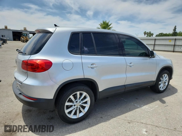 2014 Volkswagen Tiguan SE with VIN WVGAV3AX3EW590861, listed as a Copart auction lot 58517535 with 68,481 mi miles and Salvage title. Bid and sale history available at DreamBid. Image 3.