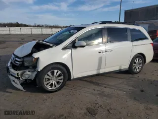 2015 Honda Odyssey EX-L with VIN 5FNRL5H68FB072241, listed as a Copart auction lot 47132825 with 79,053 mi miles and Salvage Title. Bid and sale history available at carsss.com. Image 1.