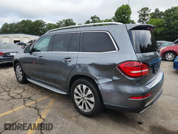2017 Mercedes-Benz GLS 450 with VIN 4JGDF6EE3HA987637, listed as a Copart auction lot 58963905 with 67,890 mi miles and Salvage title. Bid and sale history available at DreamBid. Image 2.
