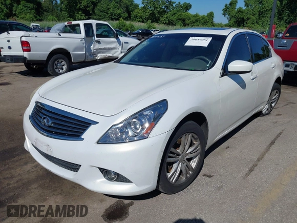 2012 Infiniti G25 x with VIN JN1DV6AR2CM860727, listed as a IAAI auction lot 39649051 with 125,483 mi miles and . Bid and sale history available at DreamBid. Image 19.