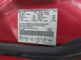 1999 Ford Expedition XLT z VIN 1FMPU18L7XLC51478, wystawiony jako IAAI lot #41679788 z przebiegiem Nie podano mil oraz . Historia ofert i sprzedaży dostępna na DreamBid. Obrazek 9.