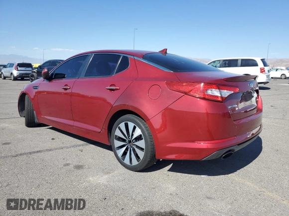 2013 Kia Optima SX with VIN 5XXGR4A62DG174106, listed as a Copart auction lot 76417894 with 92,587 mi miles and Salvage Title. Bid and sale history available at carsss.com. Image 2.