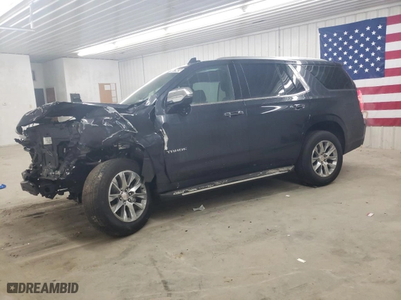 2023 Chevrolet Tahoe Premier with VIN 1GNSKSKD3PR315306, listed as a Copart auction lot 85726424 with 37,199 mi miles and Salvage Title. Bid and sale history available at carsss.com. Image 1.