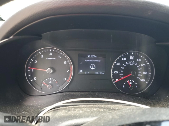 2019 Kia Forte LXS with VIN 3KPF24AD1KE073983, listed as a Copart auction lot 56288935 with 126,191 mi miles and Salvage title. Bid and sale history available at DreamBid. Image 9.