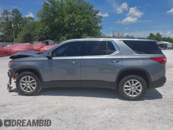 2019 Chevrolet Traverse LT Cloth with VIN 1GNERGKW0KJ123288, listed as a IAAI auction lot 42345412 with 78,696 mi miles and . Bid and sale history available at DreamBid. Image 14.