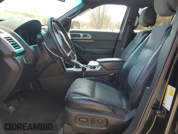 2015 Ford Explorer XLT with VIN 1FM5K8D84FGA30743, listed as a Copart auction lot 53464025 with 77,959 mi miles and Salvage Title. Bid and sale history available at carsss.com. Image 7.