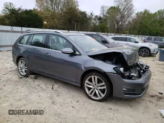 2015 Volkswagen Golf SportWagen TDI SE with VIN 3VWCA7AU2FM511619, listed as a Copart auction lot 51640764 with 118,757 mi miles. Bid and sale history available at carsss.com. Image 4.