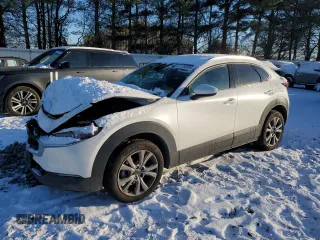 2022 Mazda CX-30 S Premium with VIN 3MVDMBDL3NM425155, listed as a Copart auction lot 41708585 with 30,466 mi miles and Salvage Title. Bid and sale history available at carsss.com. Image 1.