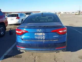 2015 Hyundai Sonata 2.4L Sport with VIN 5NPE34AF5FH011725, listed as a IAAI auction lot 40838027 with 122,472 mi miles. Bid and sale history available at carsss.com. Image 16.