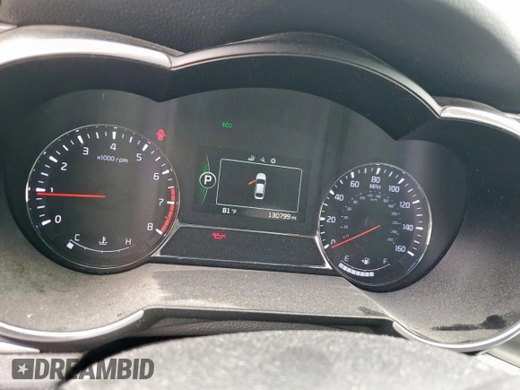 2014 Kia Optima SXL Turbo with VIN 5XXGR4A6XEG318048, listed as a Copart auction lot 58435035 with 130,799 mi miles and Salvage title. Bid and sale history available at DreamBid. Image 9.