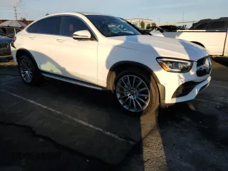 2021 Mercedes-Benz GLC with VIN W1N0J8EBXMF905170, listed as a Copart auction lot 86609244 with 46,880 mi miles and Salvage Title. Bid and sale history available at carsss.com. Image 4.