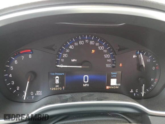 2015 Cadillac SRX Luxury Collection with VIN 3GYFNEE35FS561480, listed as a Copart auction lot 51960235 with 126,370 mi miles and Salvage Title. Bid and sale history available at carsss.com. Image 9.