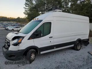 2020 Ford Transit Cargo with VIN 1FTBF4XG3LKB70573, listed as a Copart auction lot 77039474 with 131,873 mi miles and Salvage Title. Bid and sale history available at DreamBid. Image 1.