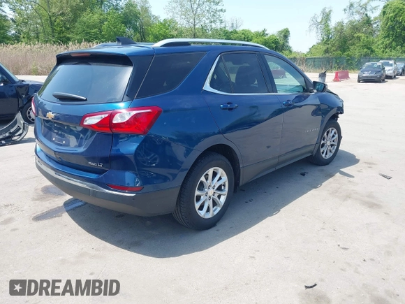 2019 Chevrolet Equinox LT with VIN 3GNAXUEV1KL208137, listed as a IAAI auction lot 42151620 with 111,282 mi miles and . Bid and sale history available at DreamBid. Image 4.