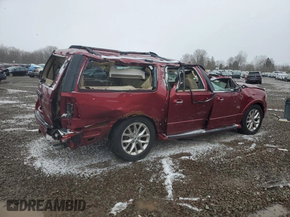 2016 Ford Expedition Max Limited with VIN 1FMJK2AT1GEF07520, listed as a Copart auction lot 48904325 with 188,366 mi miles and Salvage title. Bid and sale history available at DreamBid. Image 3.