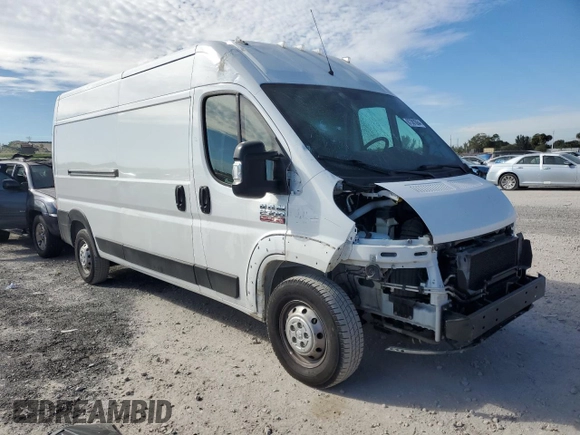 2020 Ram ProMaster Cargo with VIN 3C6TRVDG5LE135050, listed as a Copart auction lot 87301064 with 103,398 mi miles and Salvage Title. Bid and sale history available at carsss.com. Image 4.