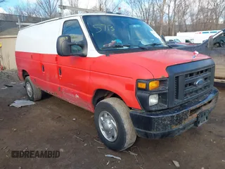 2011 Ford Econoline Cargo Commercial with VIN 1FTSE3ELXBDB31009, listed as a IAAI auction lot 41685713 with 249,589 mi miles. Bid and sale history available at carsss.com. Image 1.