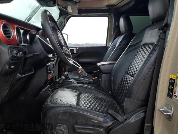 2020 Jeep Gladiator Rubicon with VIN 1C6JJTBG5LL178882, listed as a Copart auction lot 47971205 with 102,757 mi miles and Salvage Title. Bid and sale history available at DreamBid. Image 7.