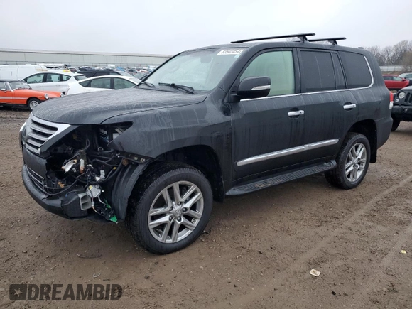 2015 Lexus LX 570 with VIN JTJHY7AX7F4184982, listed as a Copart auction lot 83942454 with 140,524 mi miles and Salvage Title. Bid and sale history available at DreamBid. Image 1.