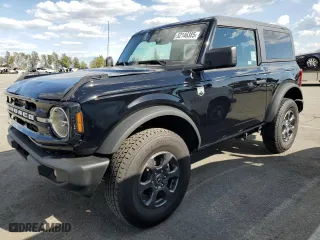 2024 Ford Bronco Big Bend with VIN 1FMDE7AH3RLB46917, listed as a Copart auction lot 52146385 with 792 mi miles and Salvage Title. Bid and sale history available at carsss.com. Image 1.