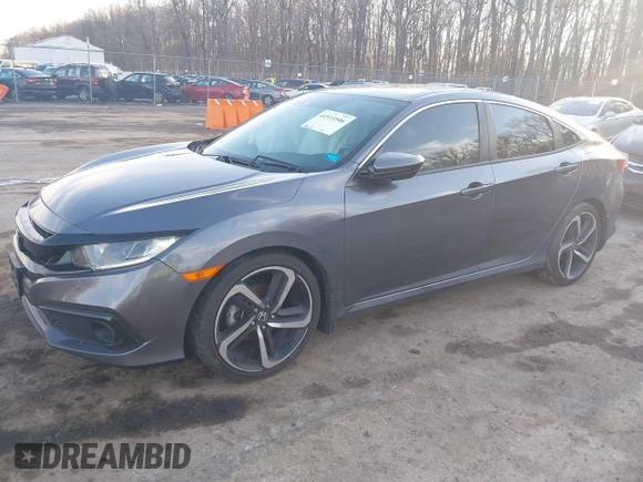 2019 Honda Civic Sport with VIN 2HGFC2F8XKH503867, listed as a IAAI auction lot 41533506 with 66,650 mi miles and . Bid and sale history available at DreamBid. Image 17.