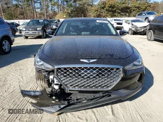 2019 Genesis G70 Advanced with VIN KMTG34LA7KU033172, listed as a Copart auction lot 79165014 with 53,978 mi miles and Salvage Title. Bid and sale history available at DreamBid. Image 5.
