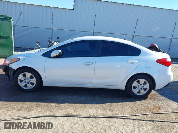 2016 Kia Forte LX with VIN KNAFX4A67G5554081, listed as a IAAI auction lot 41115117 with 145,432 mi miles. Bid and sale history available at carsss.com. Image 14.