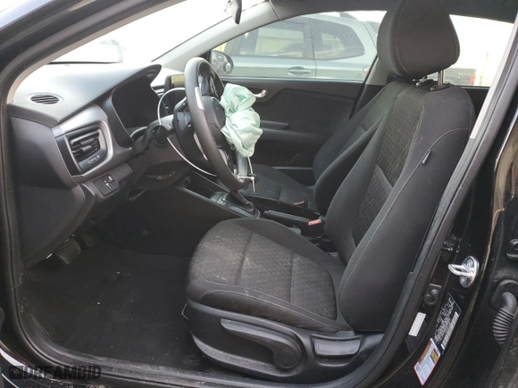 2023 Kia Rio LX with VIN 3KPA24AD5PE605091, listed as a Copart auction lot 42724345 with 25729 miles and Salvage Title. Bid and sale history available at carsss.com. Image 7.