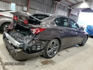 2015 Infiniti Q50 Premium with VIN JN1BV7AP3FM336311, listed as a Copart auction lot 56193875 with 110,984 mi miles and Salvage title. Bid and sale history available at DreamBid. Image 3.
