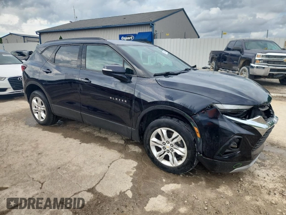 2020 Chevrolet Blazer LT with VIN 3GNKBBRA8LS616883, listed as a Copart auction lot 61484815 with 85,654 mi miles and Salvage title. Bid and sale history available at DreamBid. Image 4.