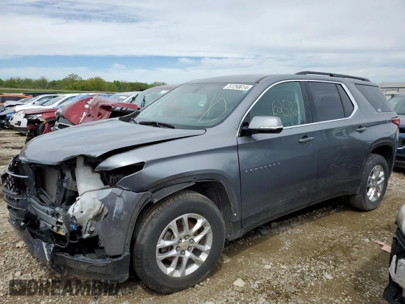 2019 Chevrolet Traverse LT Cloth with VIN 1GNERGKW3KJ315711, listed as a Copart auction lot 51258614 with 62,582 mi miles and Non repairable. Bid and sale history available at DreamBid. Image 1.