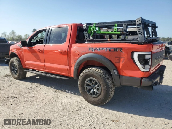 2021 Ford F-150 Raptor with VIN 1FTFW1RG7MFC62731, listed as a Copart auction lot 48047705 with 5,911 mi miles and Salvage Title. Bid and sale history available at carsss.com. Image 2.